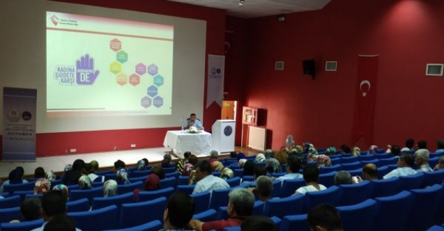 Kadına Yönelik Şiddetle Mücadele konulu seminer verildi