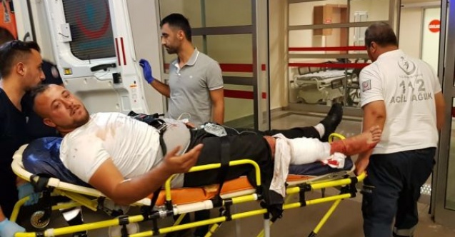 Kavgada silahla vurulan şahıs hastaneye kaldırıldı  
