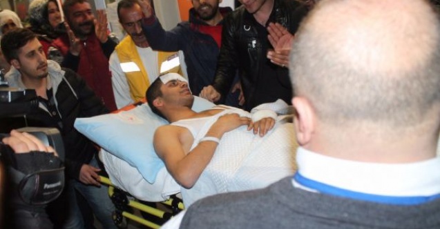 Kayserideki patlamada yaralanan asker memleketi Adıyamana getirildi