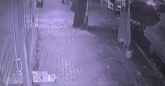 Kaza anı güvenlik kameralarına yansıdı