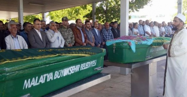 Kazada hayatını kaybeden aile Malatya#39;da toprağa verildi