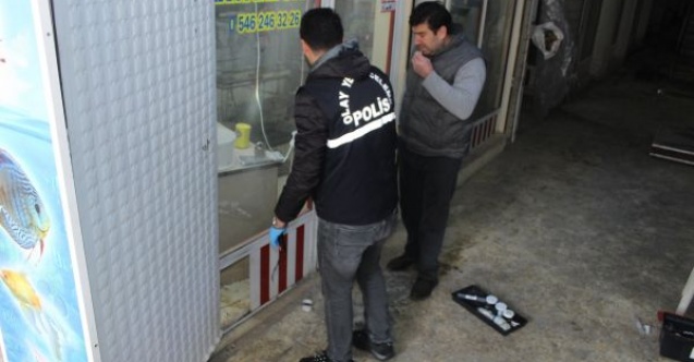 Kuşların çalınma anı güvenlik kameralarına yansıdı