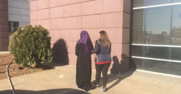 Mavi listedeki DEAŞlı kadın teslim oldu 