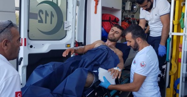 Mermer ocağında tiner patladı: 2 yaralı
