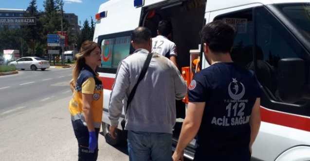 Motosiklet devirdi: 1 yaralı