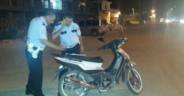 Motosiklet Devrildi: 1 Yaralı