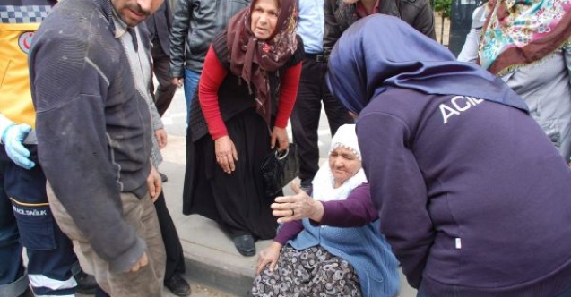Motosikletten Korkup Yere Düşen Yaya Yaralandı