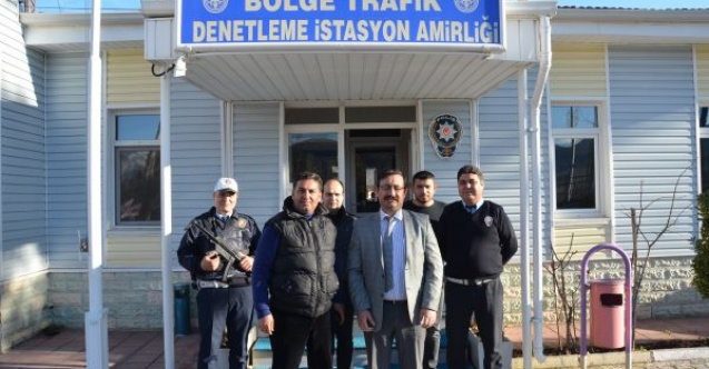 Müdür Yardımcısı Patat bölge trafik amirliğini ziyaret