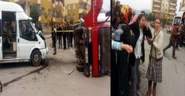 Öğrenci Servisiyle Kamyon Çarpıştı: 16 Yaralı