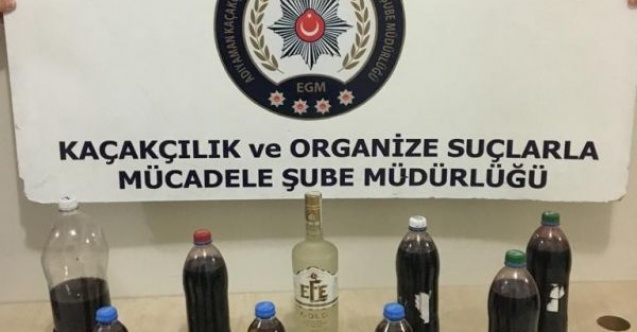 Operasyonda sahte içki ele geçirildi