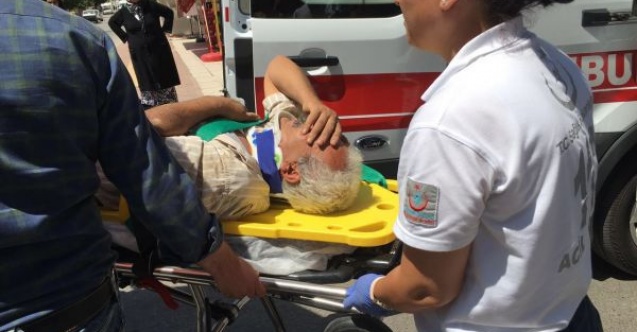 Otomobil ile motosiklet çarpıştı: 1 yaralı