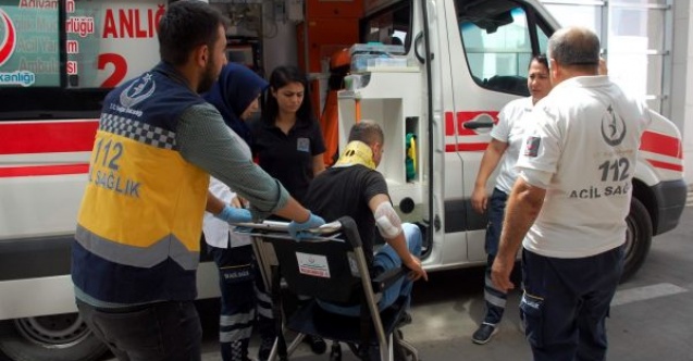 Otomobil ile motosiklet çarpıştı: 1 yaralı