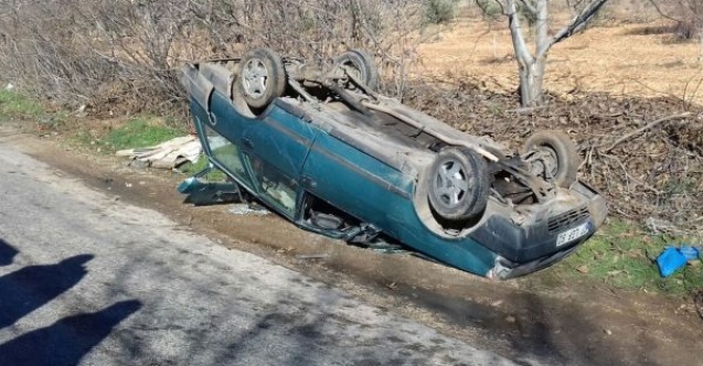 Otomobil takla attı: 1 Yaralı