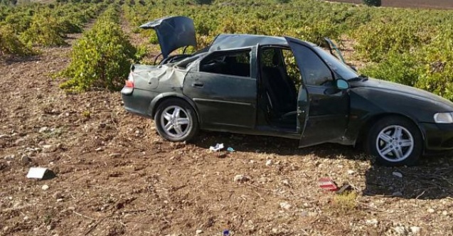 Otomobil takla attı: 3 yaralı