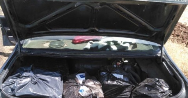Otomobilden 2 bin 350 paket kaçak sigara ele geçirildi