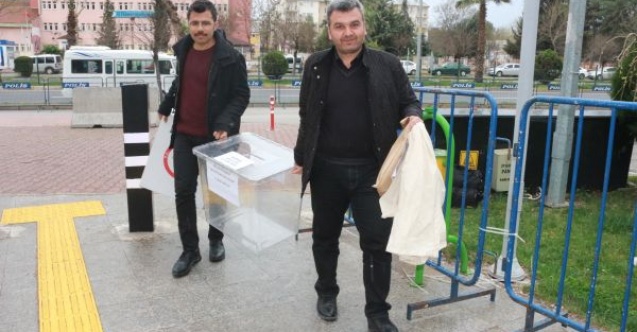 Oy torbaları Adıyaman Adliyesine gelmeye başladı