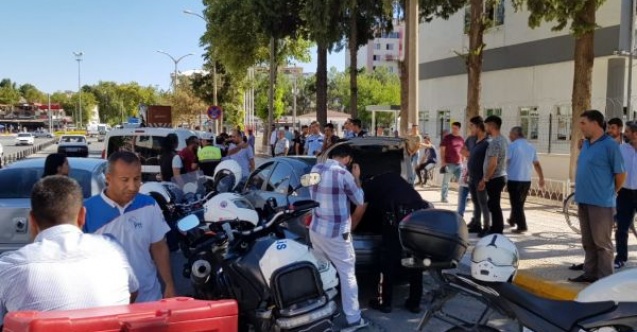Polis şüpheli şahsı zor kullanarak gözaltına aldı