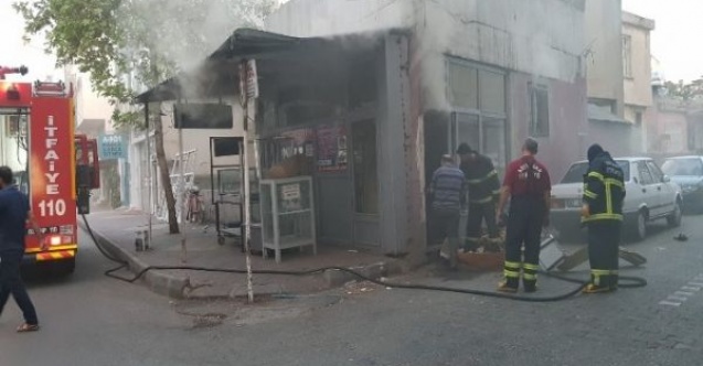 Sabaha karşı fırında yangın çıktı