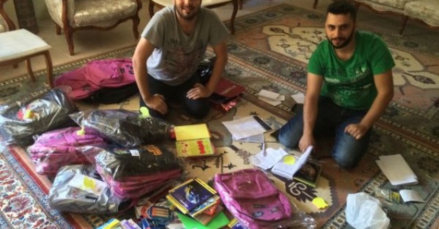  Sosyal medyada bir araya gelen gruptan yardıma muhtaç öğrencilere yardım