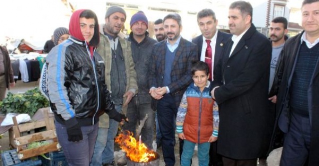 TBMM Başkan Vekili Aydın pazarcıların sorunlarını dinledi