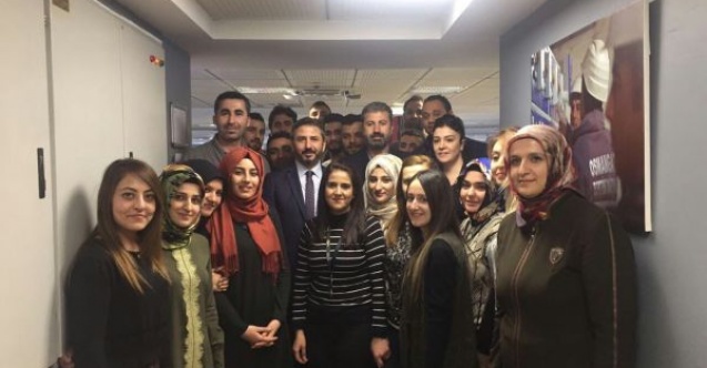 TBMM Başkan Vekili Aydından çağrı merkezine ziyaret