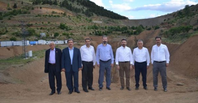 TBMM Başkanvekili Aydın ve milletvekilleri Çat Barajı tünelini inceledi