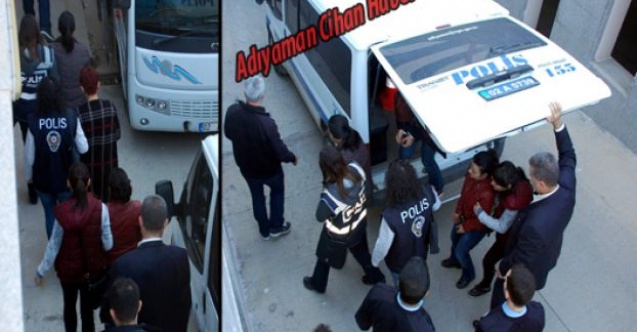 Terör Operasyonunda Yakalanan 11 Kişi Adliyeye Sevk Edildi