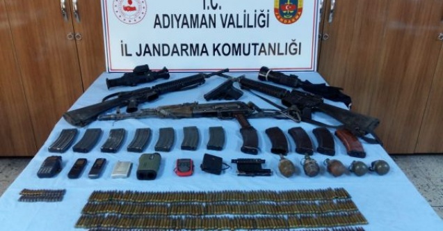 Teröristlere ait çok sayıda mühimmat ele geçirildi