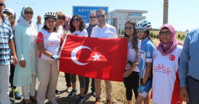 ‘Türk Kadının Zaferi Bisiklet Turu Adıyamanda
