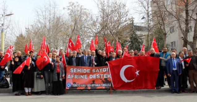 Türkiye Kamu-Senden Şehide Saygı, Afrine Destek” açıklaması