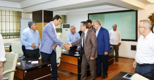 Vali Kalkancı belediye meclisi üyeleri ile bir araya geldi