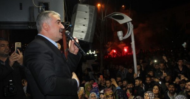 Yusuf Turanlıdan zafer mitingi